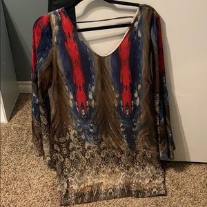 Bell bottom sleeved dress